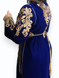 Caftan Layali Al Dahab Bleu Royal