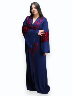 Caftan Indigo Rubis