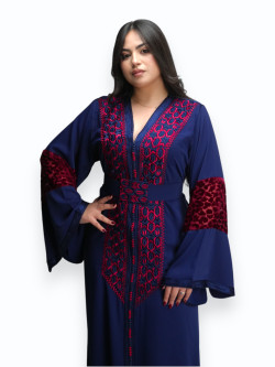 Caftan Indigo Rubis
