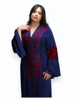 Caftan Indigo Rubis