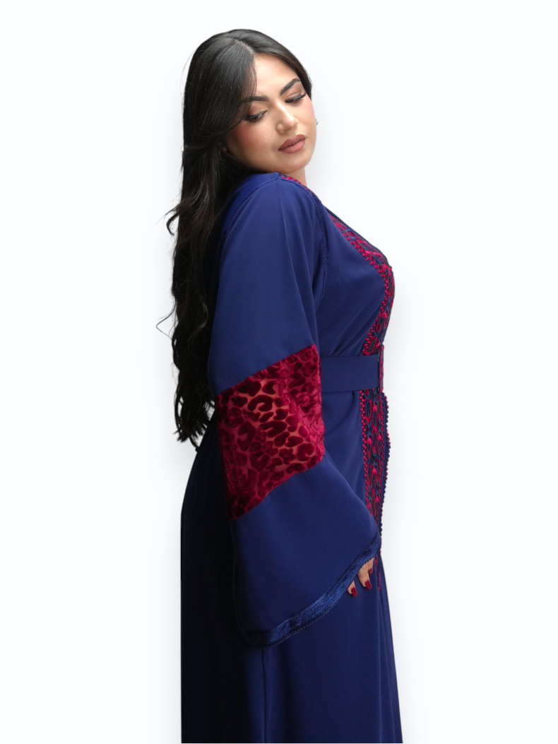 Caftan Indigo Rubis