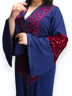 Caftan Indigo Rubis