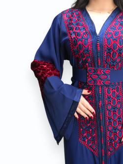 Caftan Indigo Rubis
