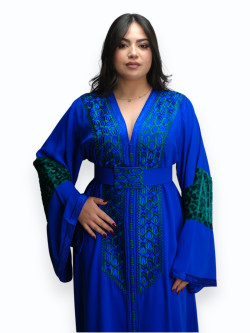 Caftan Emeraude Bleue