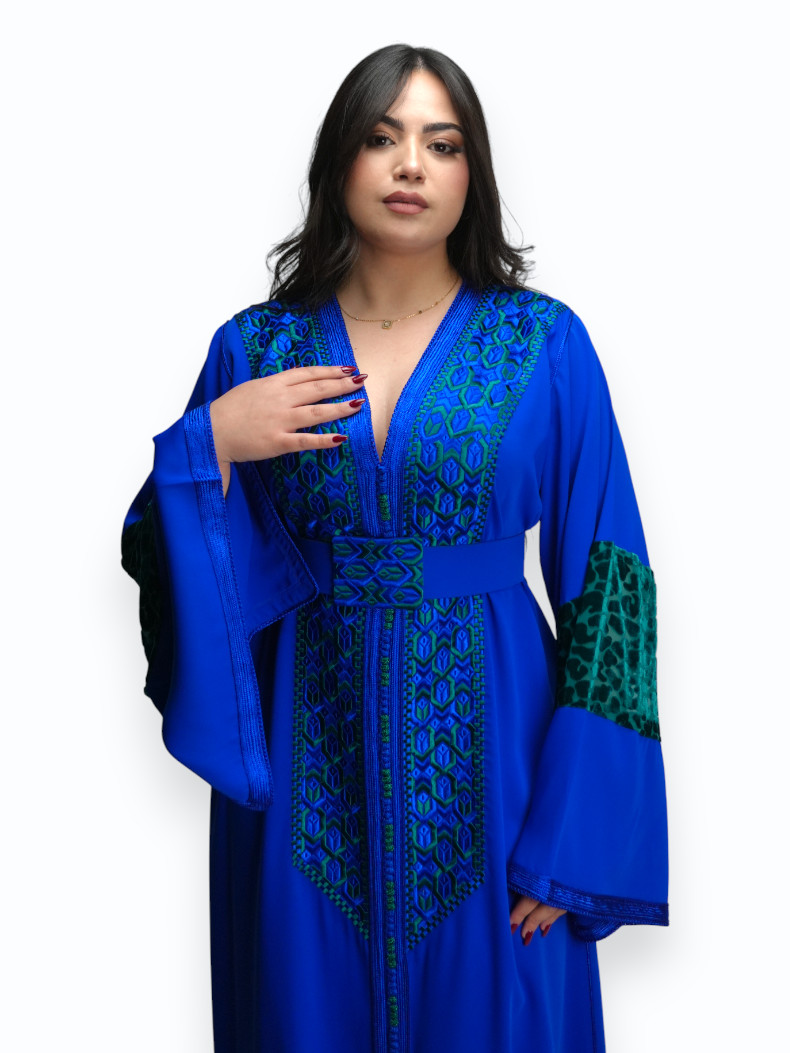 Caftan Emeraude Bleue