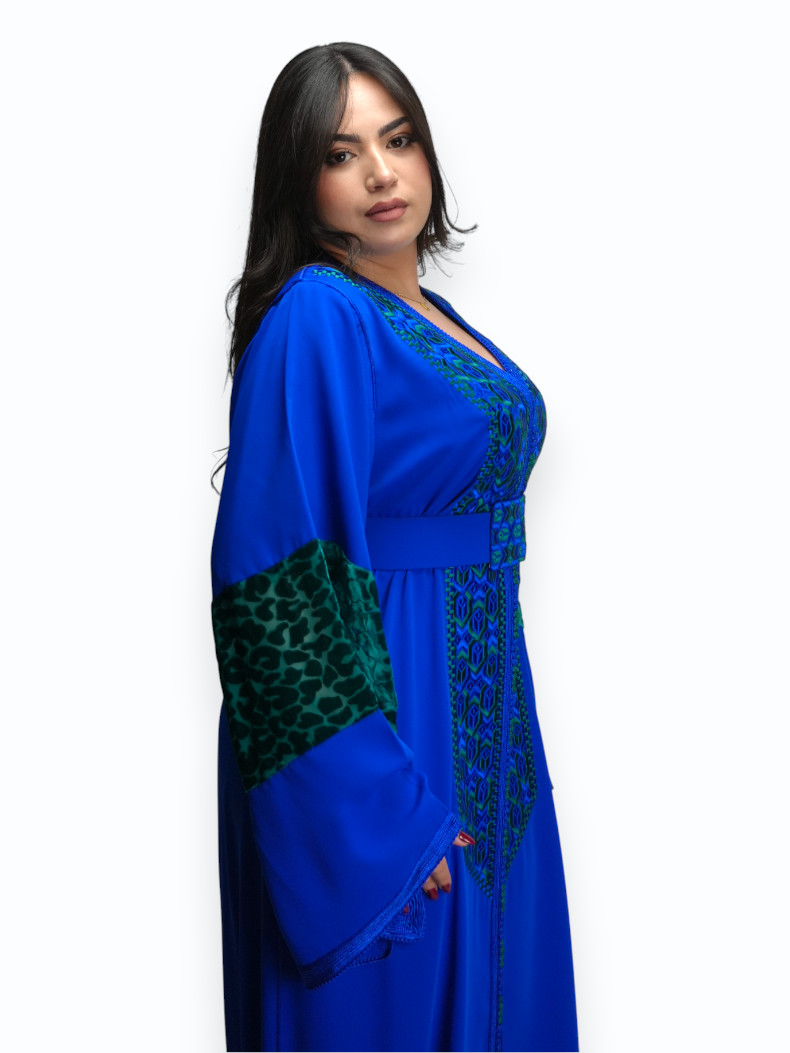 Caftan Emeraude Bleue