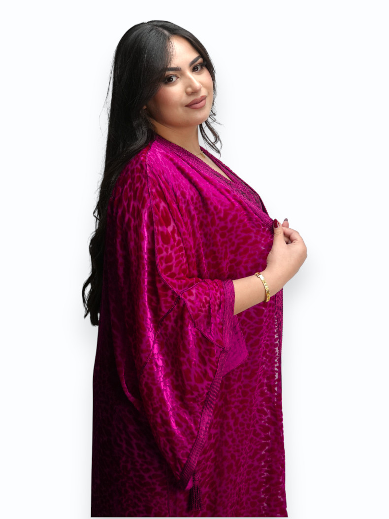 Kimono Grenat Royal Deux Pièces