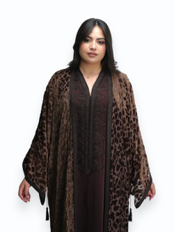 Kimono Chocolat Sauvage Deux Pièces