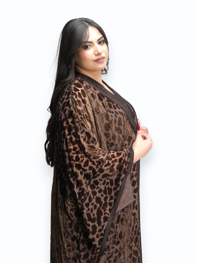 Kimono Chocolat Sauvage Deux Pièces